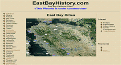 Desktop Screenshot of eastbayhistory.com