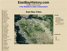 Tablet Screenshot of eastbayhistory.com